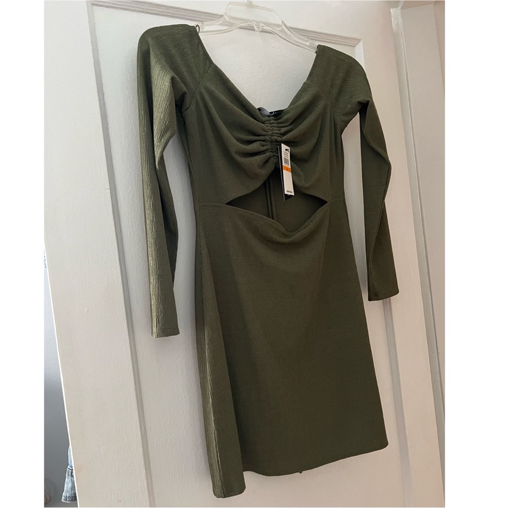 Royal by Maluma, women’s bodycon dress. Long sleeve